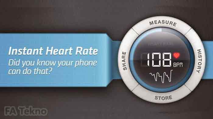 Aplikasi instant heart rate