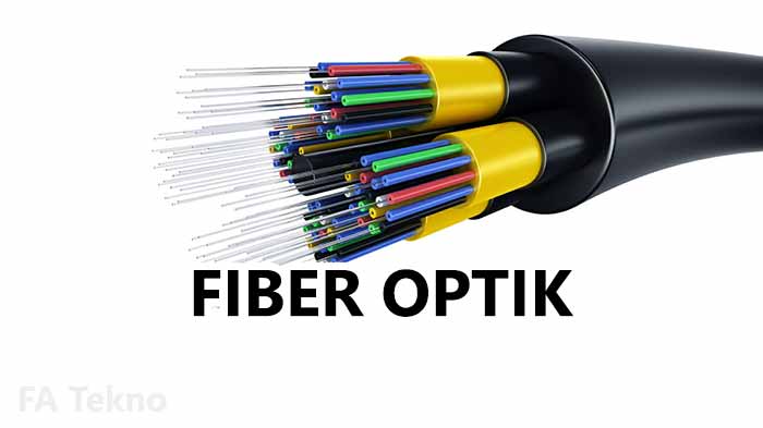 Ilustrasi kabel serat optik