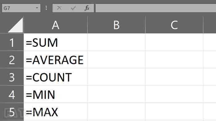 Berbagai Fungsi Dasar Microsoft Excel 6918