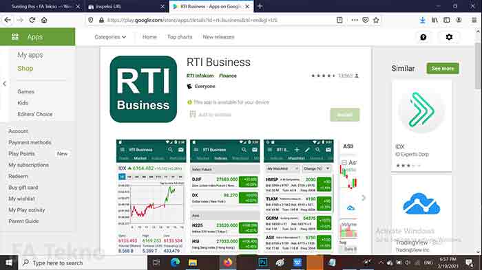 RTI Business-Aplikasi Trading Saham